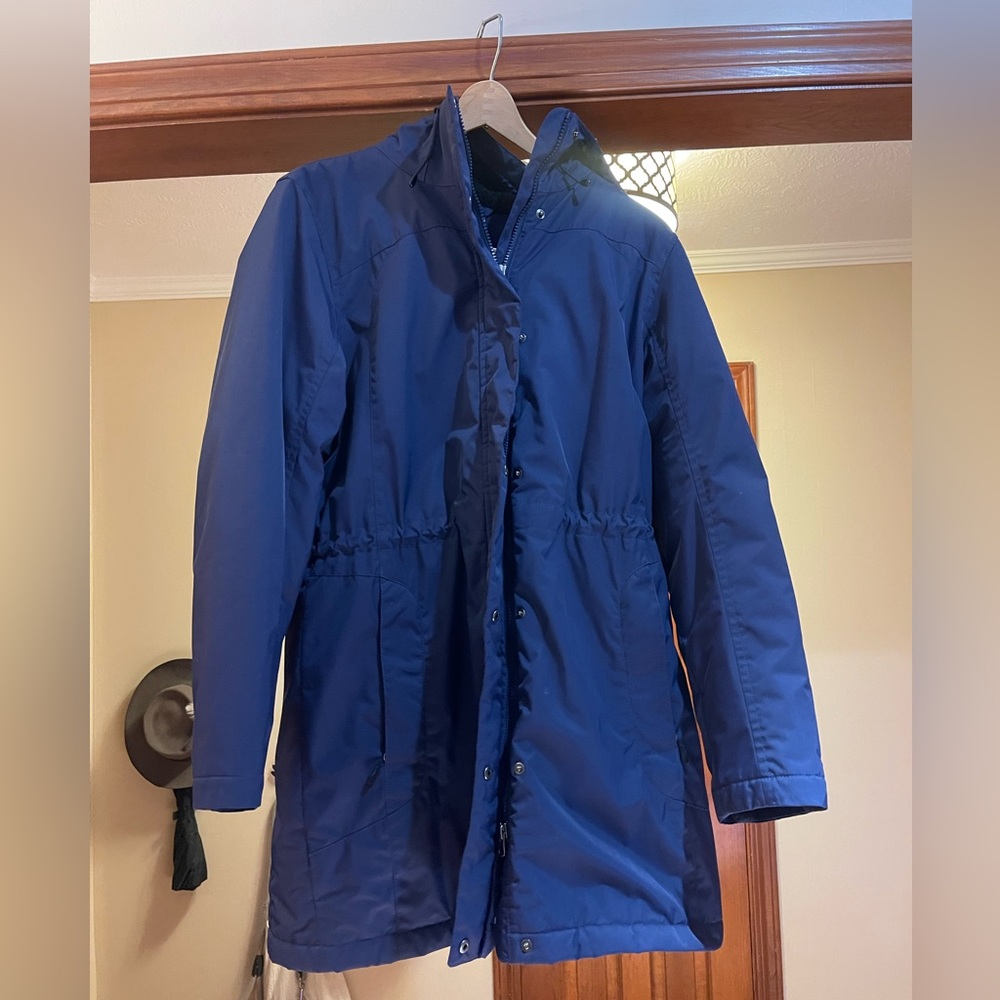 L.L Bean Navy Blue Winter Coat